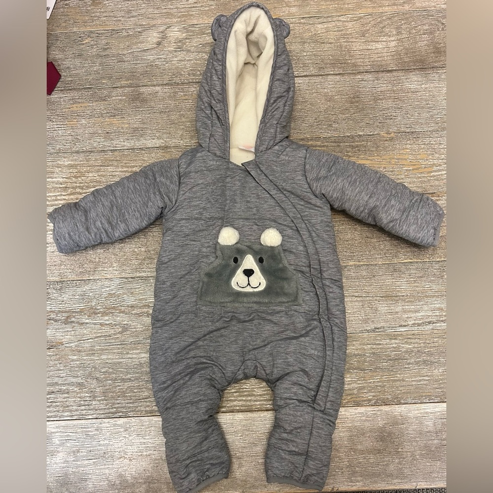 Baby hooded full body puffer coat